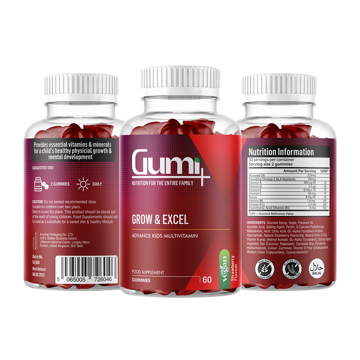 Grow &amp; Excel Kids Multivitamin Gummies